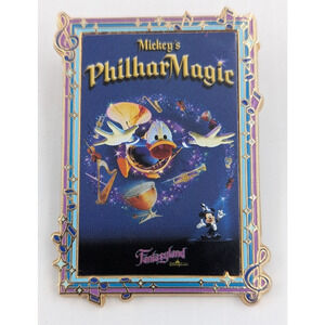Disney Imagineering Pin HKDL Mickey's PhilharMagic Fantasyland Attraction Poster